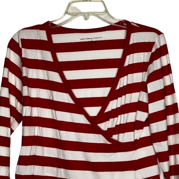 New York & Co. Striped Top - Picture 2 of 6